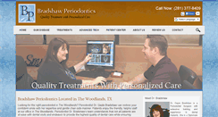 Desktop Screenshot of bradshawperiodontics.com